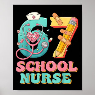 67 Meme Funny School Nurse Six Seven Meme Nursing Poster