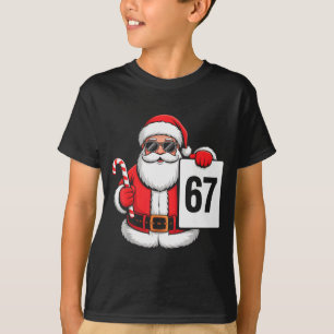 67 Meme Funny Six Seven Christmas For Men Women Ki T-Shirt