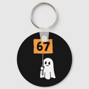 67 Meme Funny Six Seven Halloween Key Ring