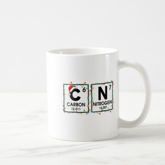 67 Meme Funny Teacher Science Periodic Table 67 Ch Coffee Mug (Right)
