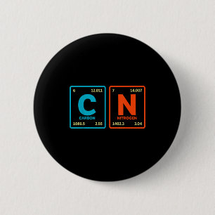 67 Meme Funny Teacher Science Periodic Table Retro 6 Cm Round Badge