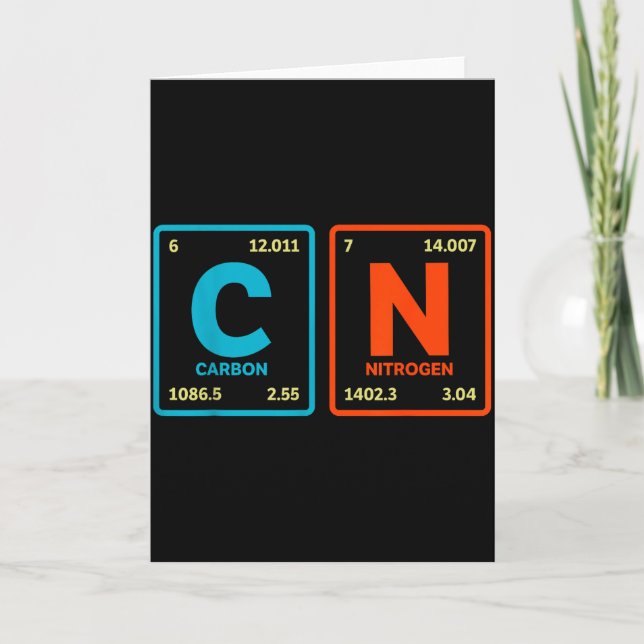 67 Meme Funny Teacher Science Periodic Table Retro Card (Front)