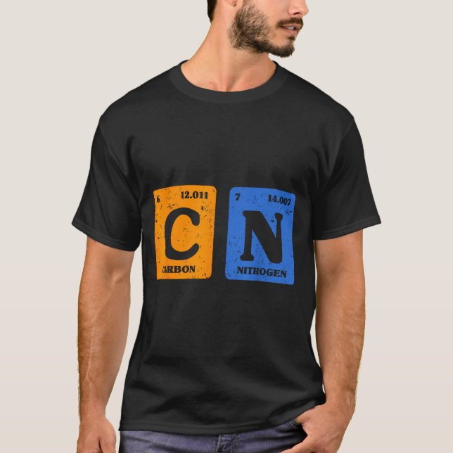 67 Meme Funny Teacher Science Periodic Table Retro T-Shirt (Front)