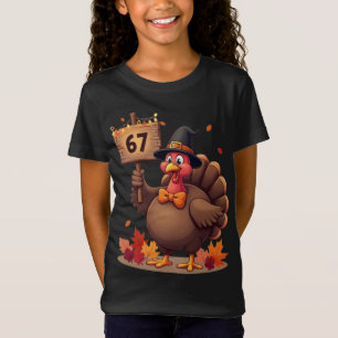 67 Meme Funny Turkey Christmas Thanksgiving Gift T-Shirt