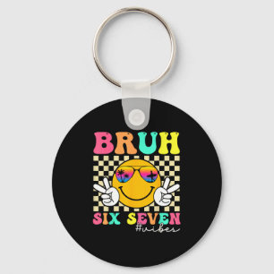 67 Meme Gen Alpha Slang 6 7 Six Seven Bruh Funny B Key Ring