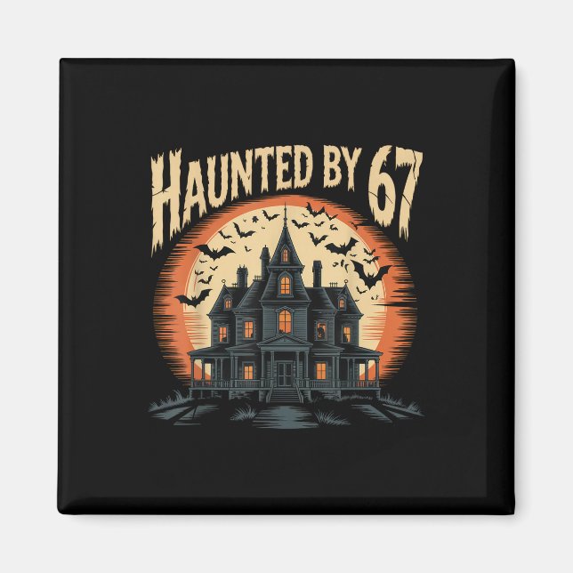 67 Meme Halloween Costume Haunted _1  Magnet (Front)