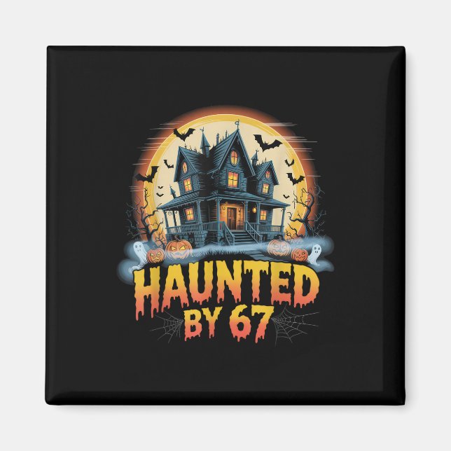 67 Meme Halloween Costume Haunted _2  Magnet (Front)