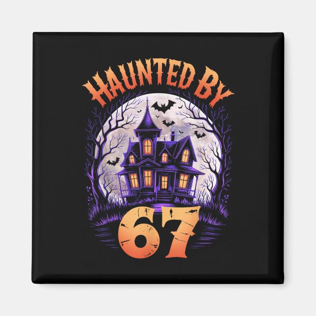 67 Meme Halloween Costume Haunted _3  Magnet (Front)