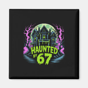 67 Meme Halloween Costume Haunted _4  Magnet