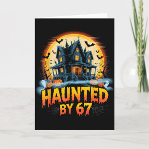 67 Meme Halloween Costume Haunted By 6-7 Brainrot Card