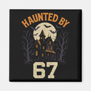 67 Meme Halloween Costume Haunted By 6-7 Brainrot  Magnet