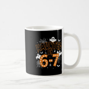 67 Meme Halloween Haunted– Funny Ghost And Pumpkin Coffee Mug