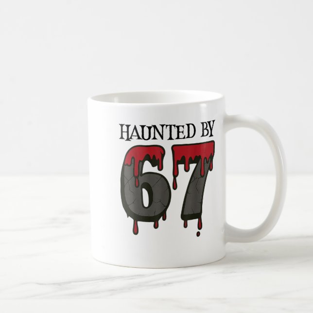67 Meme Halloween Haunted Spooky - Six Seven Gen A Coffee Mug (Right)