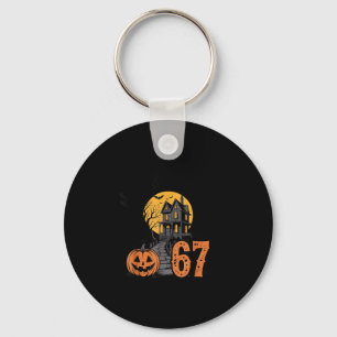 67 Meme Halloween Haunted Spooky - Six Seven Gen A Key Ring
