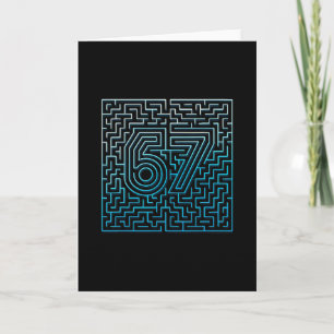 67 Meme Hidden Maze Gen Z Alpha 6 7  Card