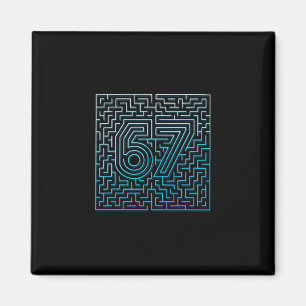 67 Meme Hidden Maze Gen Z Alpha 6 7 Magnet