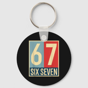 67 Meme Hope Poster Style Key Ring