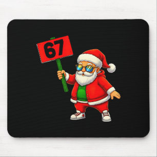 67 Meme Humor 6-7 Funny Six Seven Christmas Mouse Pad