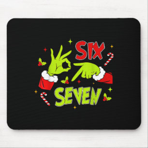 67 Meme Humor 6-7 Funny Xmas Six Seven Christmas  Mouse Pad