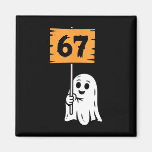 67 Meme Humor 6-7 Six Seven Halloween Magnet