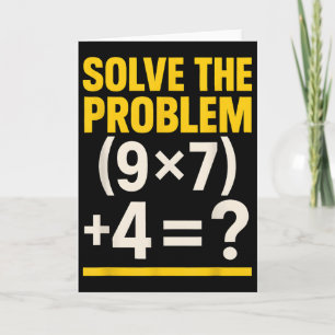 67 Meme Math Teacher Funny School 6-7 Brain Rot Si Card