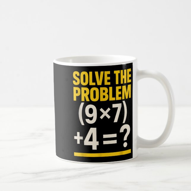 67 Meme Math Teacher Funny School 6-7 Brain Rot Si Coffee Mug (Right)