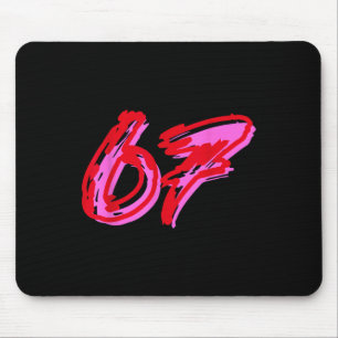 67 Meme Mouse Pad