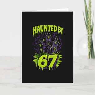 67 Meme Parents Halloween Costume Brain Rot 6-7 Si Card