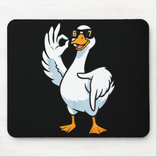 67 Meme Silly Goose 6 7 Funny Six Seven 6-7 Gen Al Mouse Pad