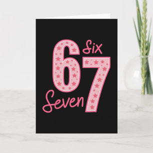 67 Meme Six Seven 1  Card