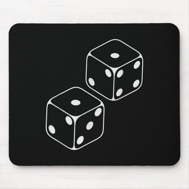67 Meme Six Seven 6–7 Funny Dice _1  Mouse Pad (Front)