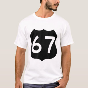 67 Meme Six Seven 6-7 Funny Internet Joke Viral Tr T-Shirt