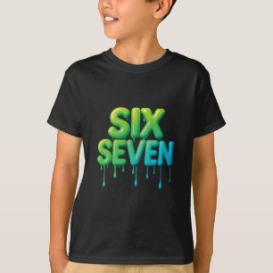 67 Meme Six Seven 6-7 Funny Internet Joke Viral Tr T-Shirt