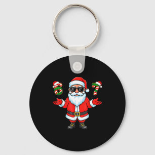 67 Meme Six Seven 6 7 Funny Santa Matching Xmas 67 Key Ring