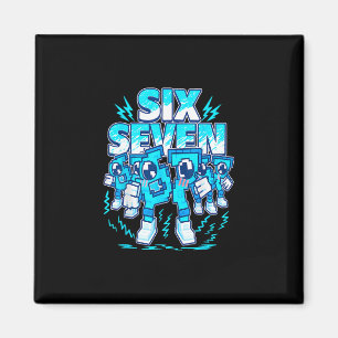 67 Meme Six Seven 6 7 Italian Brainrot Birthday Ki Magnet