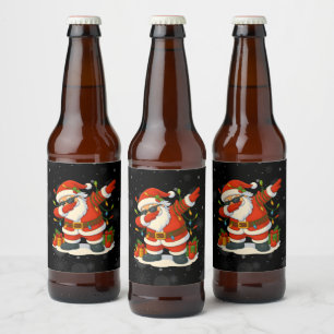 67 Meme Six Seven Bruh Funny Christmas 6 7 Beer Bottle Label