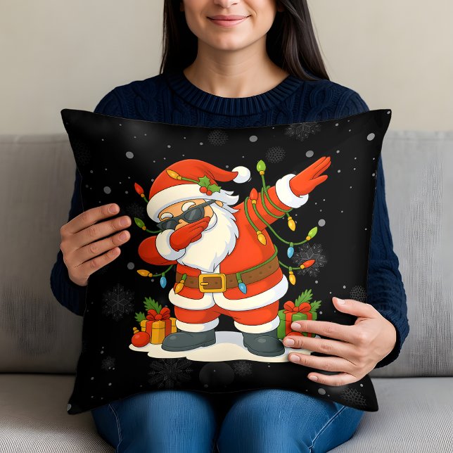 67 Meme Six Seven Bruh Funny Christmas 6 7 Cushion (Creator Uploaded)