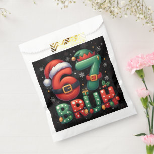 67 Meme Six Seven Bruh Funny Christmas 6 7 Favour Bags