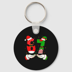 67 Meme Six Seven Christmas Shirt Kids Women Men B Key Ring