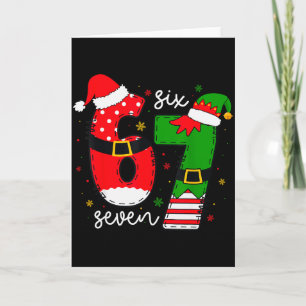 67 Meme Six Seven For Kids Women Men Boys Girls Ch Card