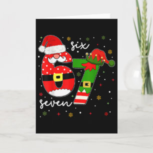 67 Meme Six Seven For Kids Women Men Boys Girls Ch Card