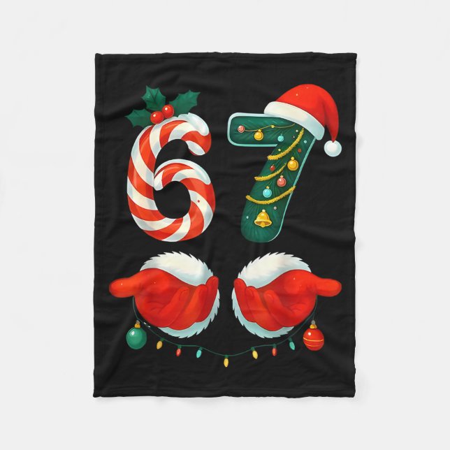 67 Meme Six Seven For Kids Women Men Boys Girls Ch Fleece Blanket (Front)