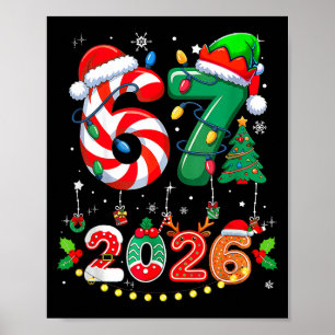 67 Meme Six Seven For Kids Women Men Boys Girls Ch Poster