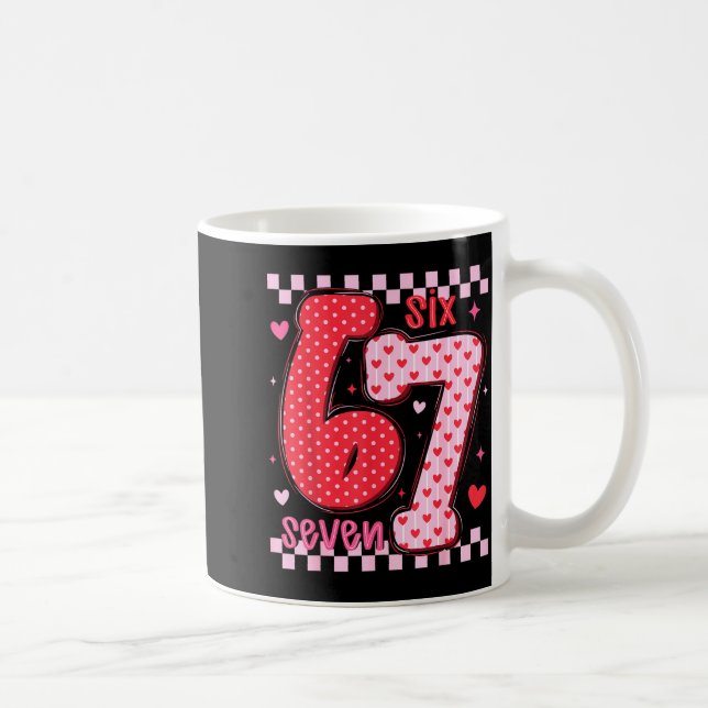 67 Meme Six Seven For Kids Women Men Boys Girls Va Coffee Mug (Right)