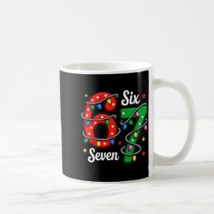 67 Meme Six Seven Funny Christmas Pajamas Boys Gir Coffee Mug