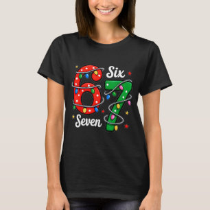 67 Meme Six Seven Funny Christmas Pajamas Boys Gir T-Shirt