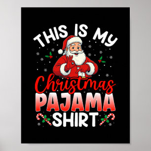 67 Meme Six Seven Funny Christmas Pajamas Santa Sh Poster