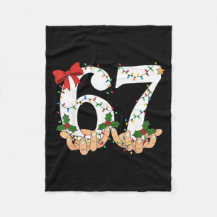 67 Meme Six Seven Kids Women Men Boys Girls Christ Fleece Blanket