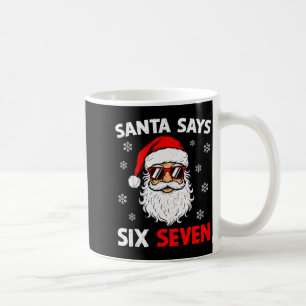 67 Meme Six Seven Santa Funny Christmas Meme Mens Coffee Mug