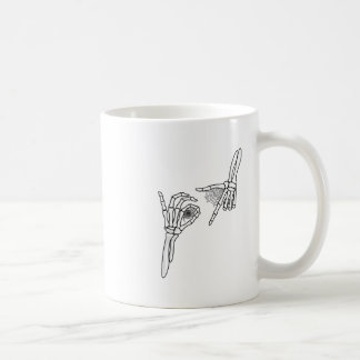 67 Meme Skeleton Hand 6 7 Halloween Six Seven Coffee Mug